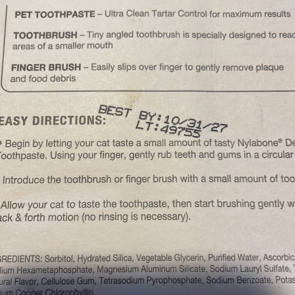 Cat toothbrush set - Picture 3 of 4